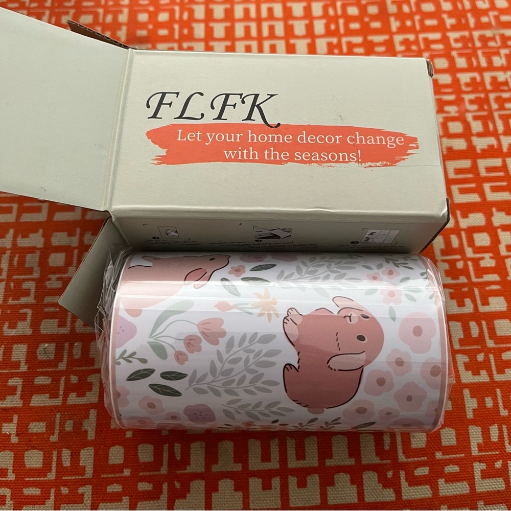 FLFK Bunny Peel & Stick Mural 4"x240"